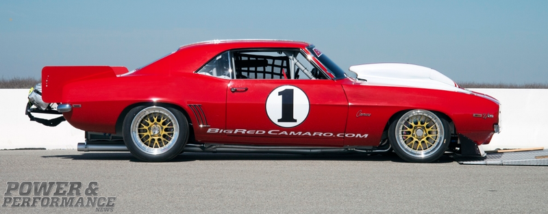 Illustration for article titled Big Red Camaro Custom